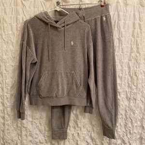 Women’s Polo fleece sweat suit